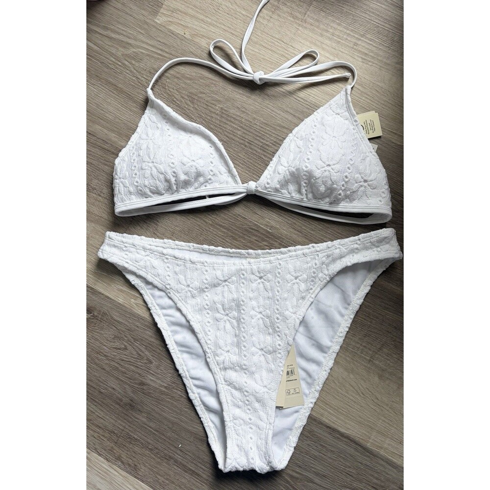 Juniors No Boundaries White Swimsuit Size 8/10 NWT